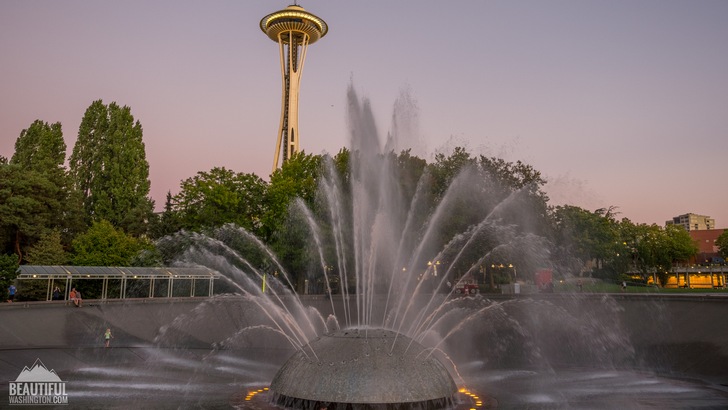 Photo of International Fountain at Seattle Center, Seattle 