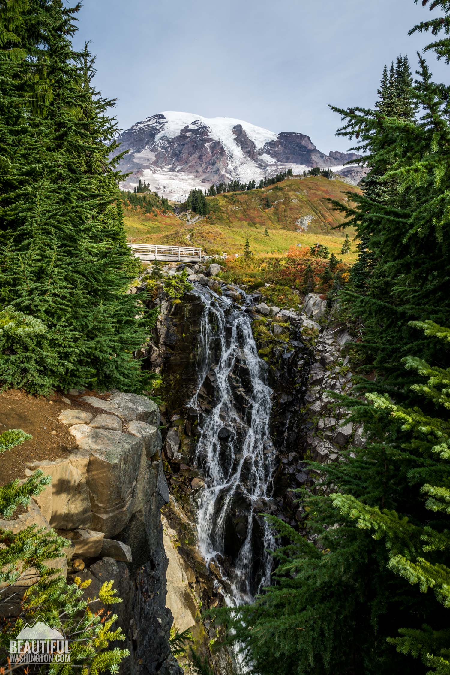 Myrtle Falls Trail 16 Photo from Mount Rainier, Paradise Area, Myrtle Falls