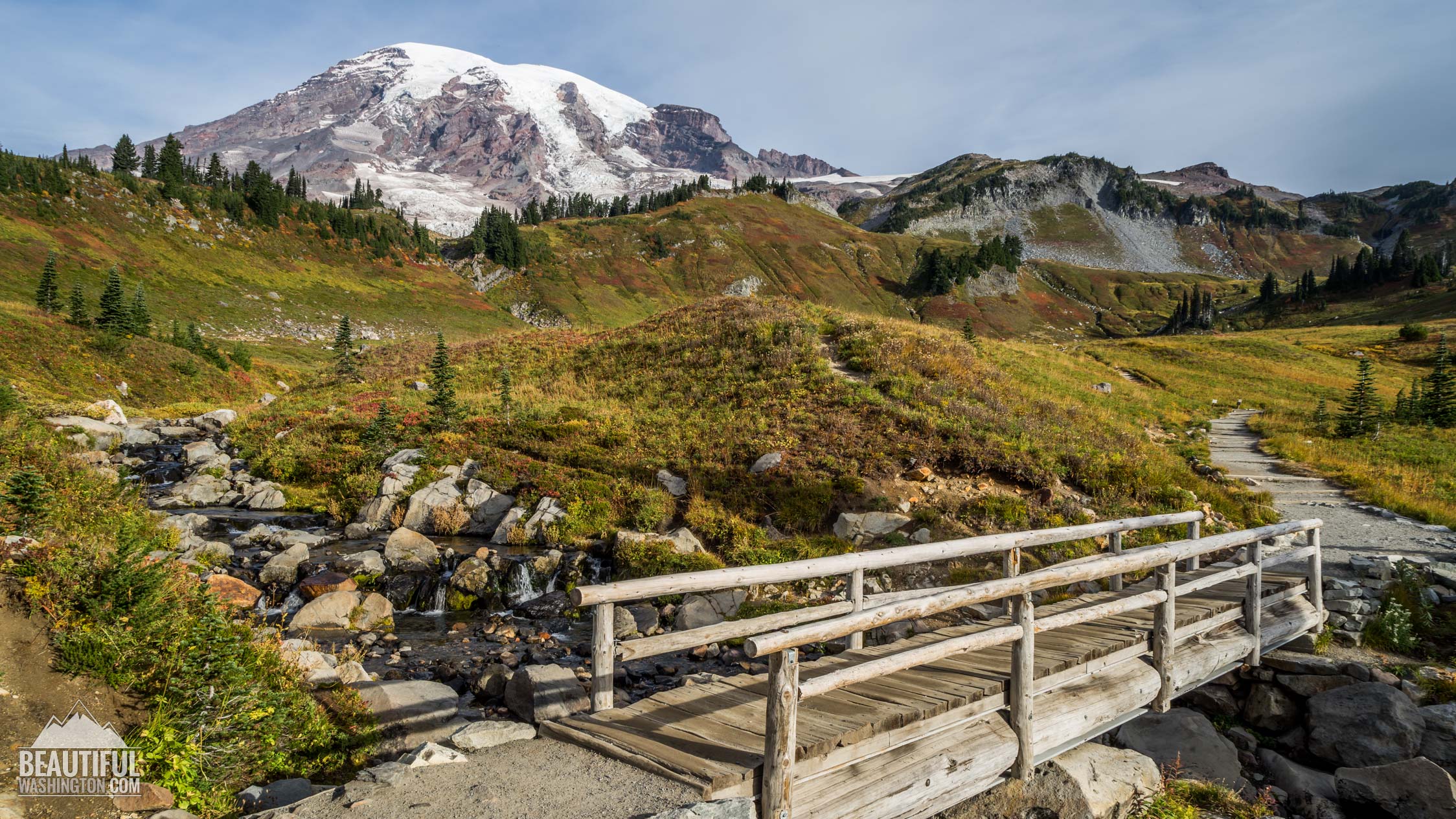 Myrtle Falls Trail 21 Photo from Mount Rainier, Paradise Area, Myrtle Falls