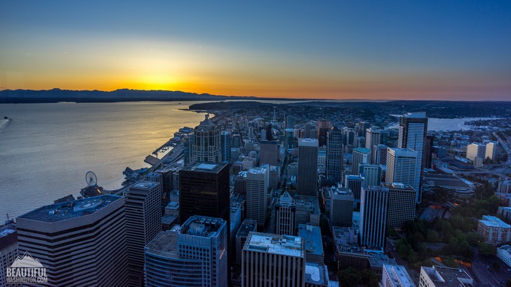 Photo from Sky View Observatory at Columbia Center, Seattle