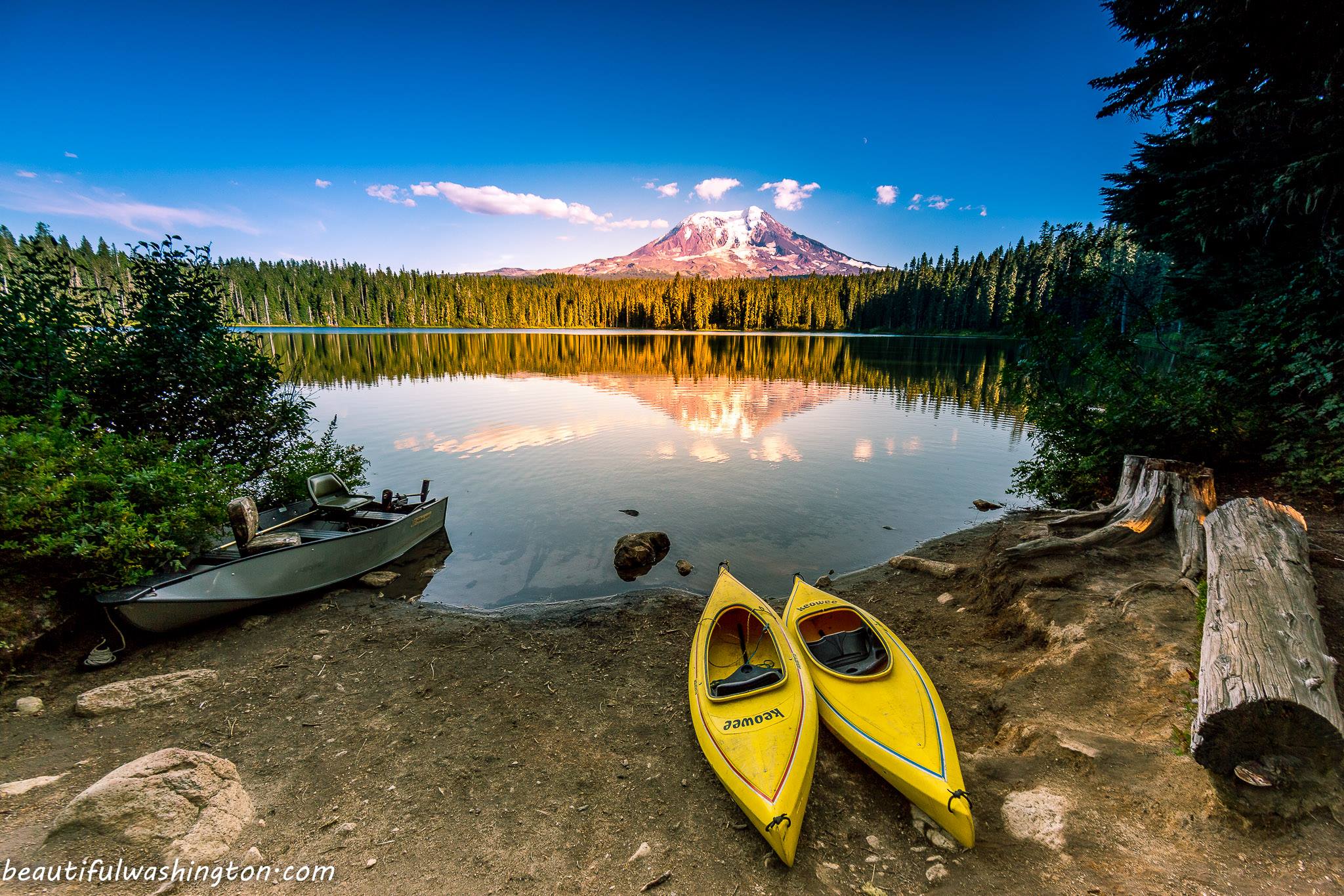 Mount Adams Photo of Mount Adams made from the Takhlakh Lake Loop Trail